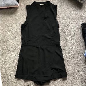 Silence and Noise Black Skort Romper